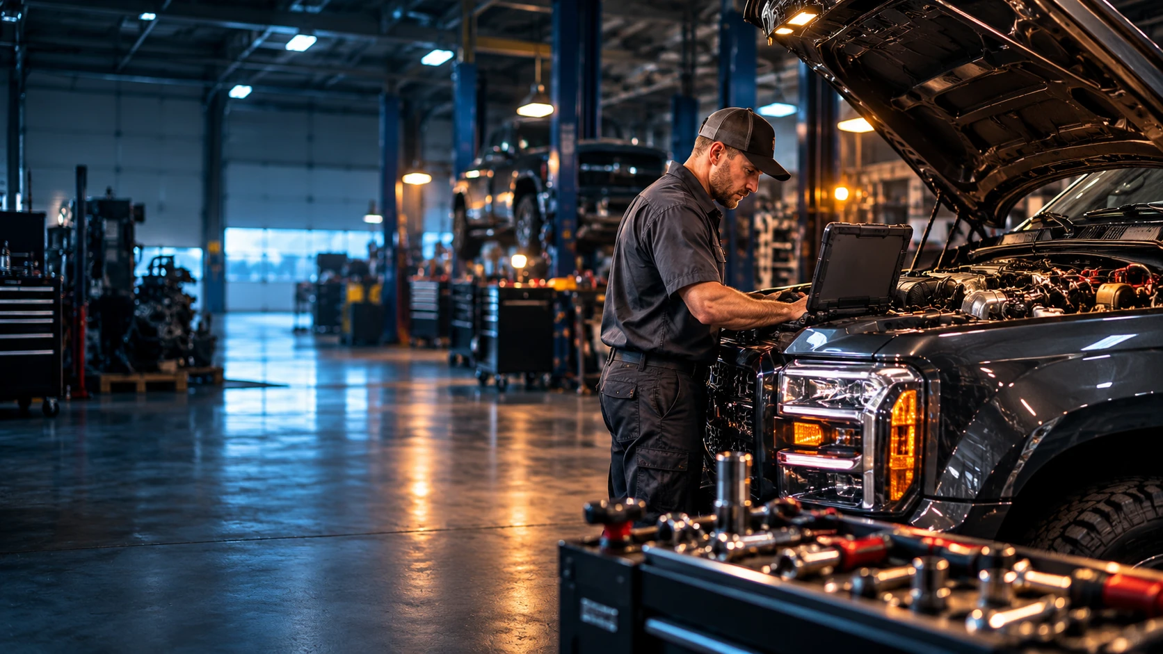 diesel fuel-injection components and workshop equipment