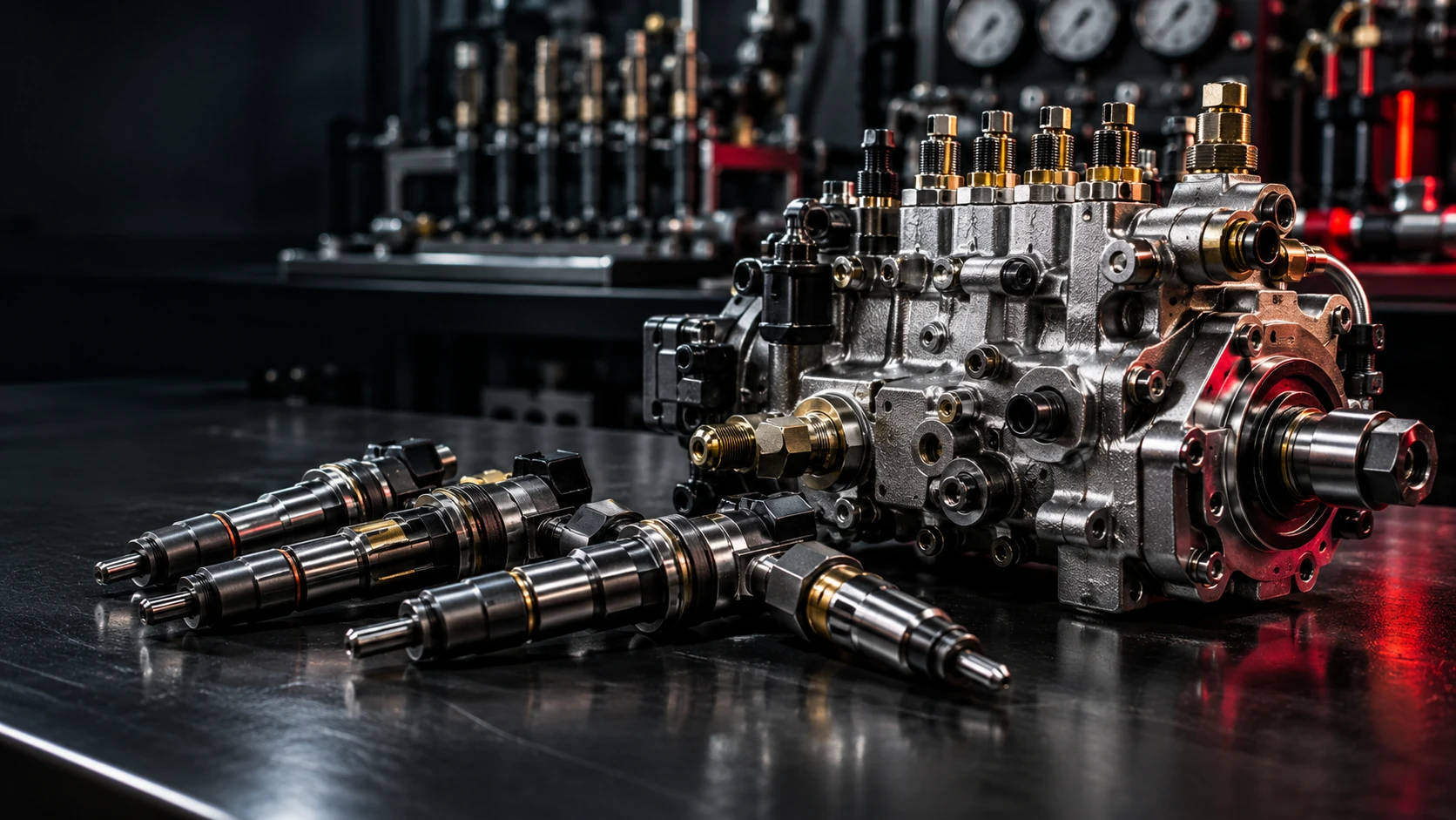 Diesel injection components and specialist workshop equipment
