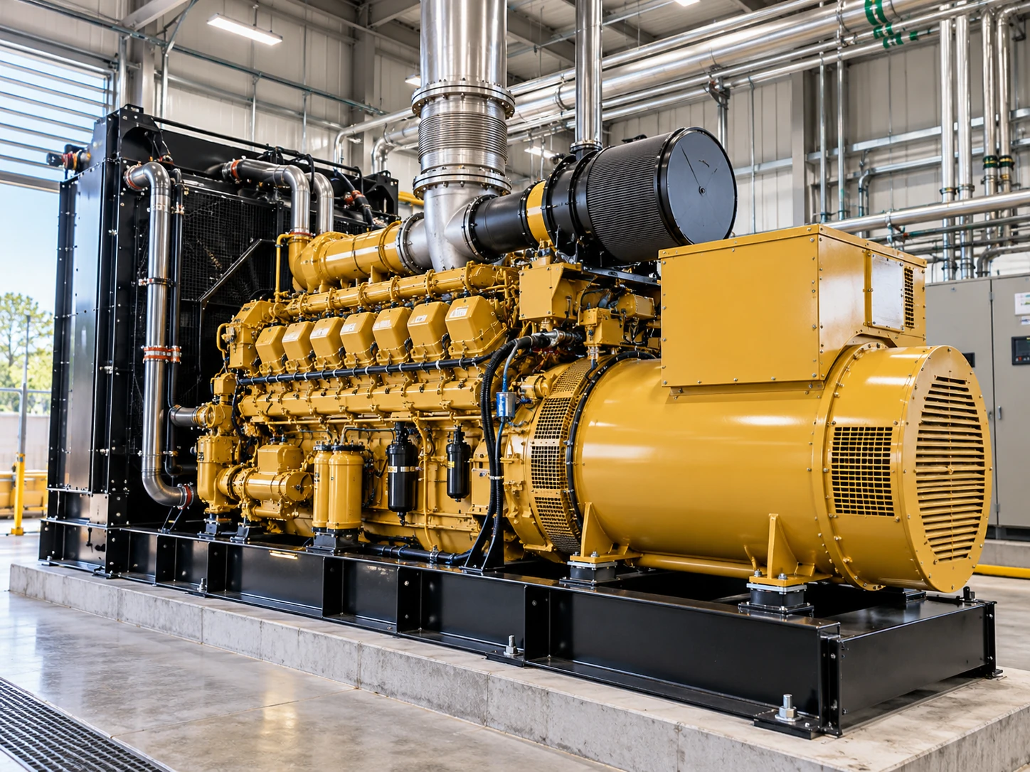 Illustrative large generators and facility plant equipment